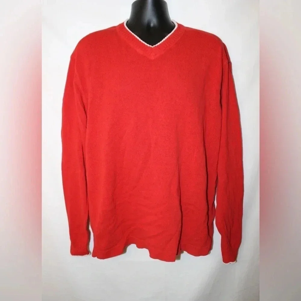 Vintage Men’s Callaway Golf Sport V-Neck Pullover Sweater Size Large